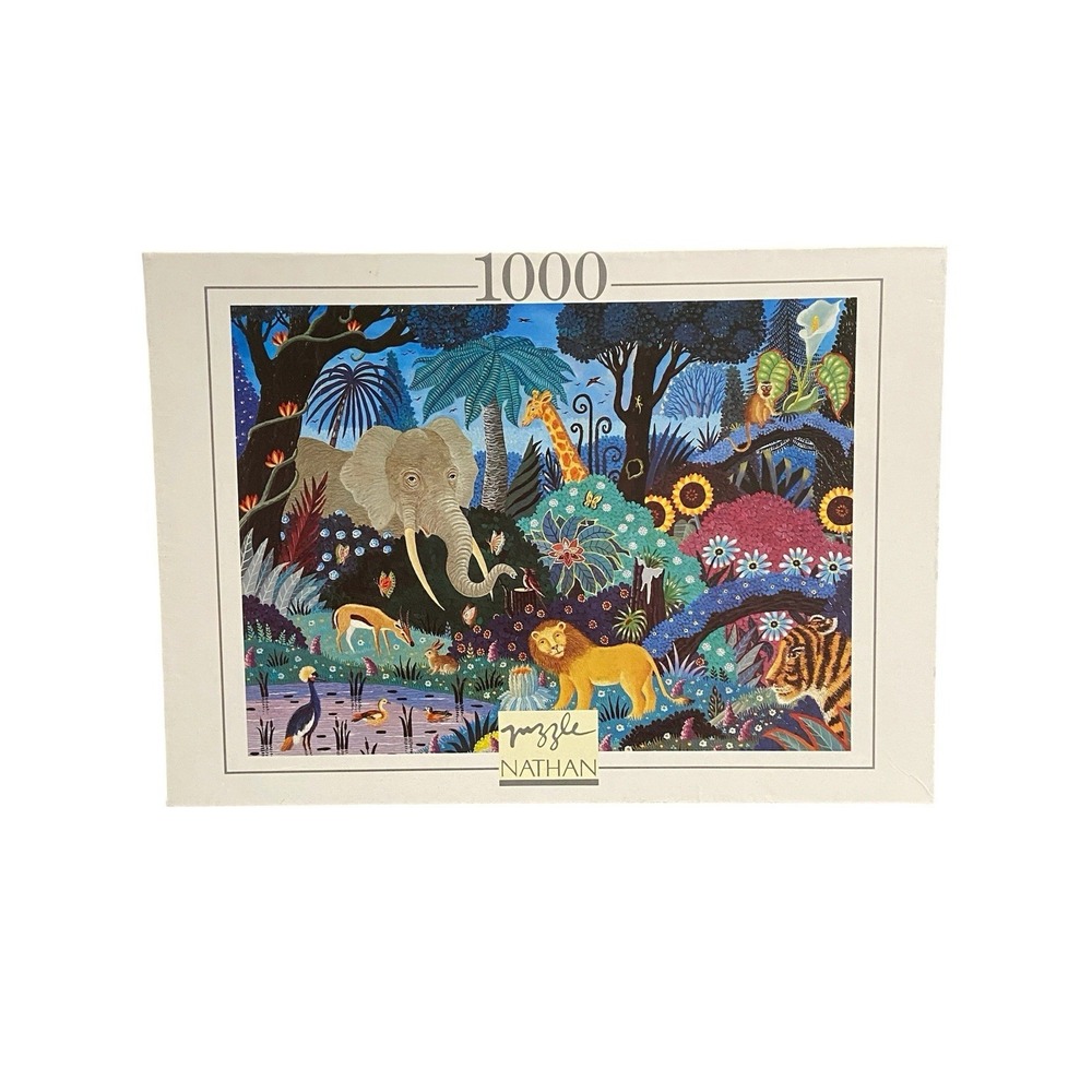 Nathan La Jungle Collection Animaux 1000 Piece Puzzle